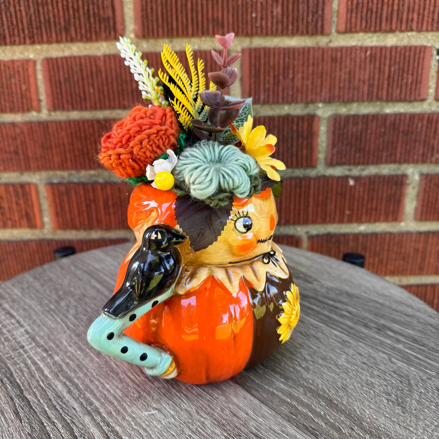 Johanna Parker Pumpkin Fall Harvest Mug Bouquet (Orange)