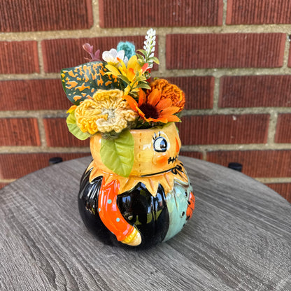 Johanna Parker Pumpkin Fall Harvest Mug Bouquet (Blue)
