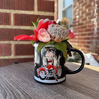 Biker Betty Boop Mug Bouquet