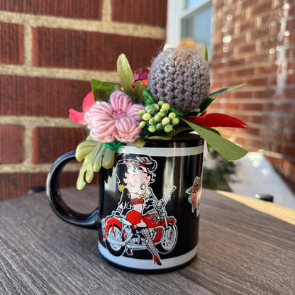 Biker Betty Boop Mug Bouquet