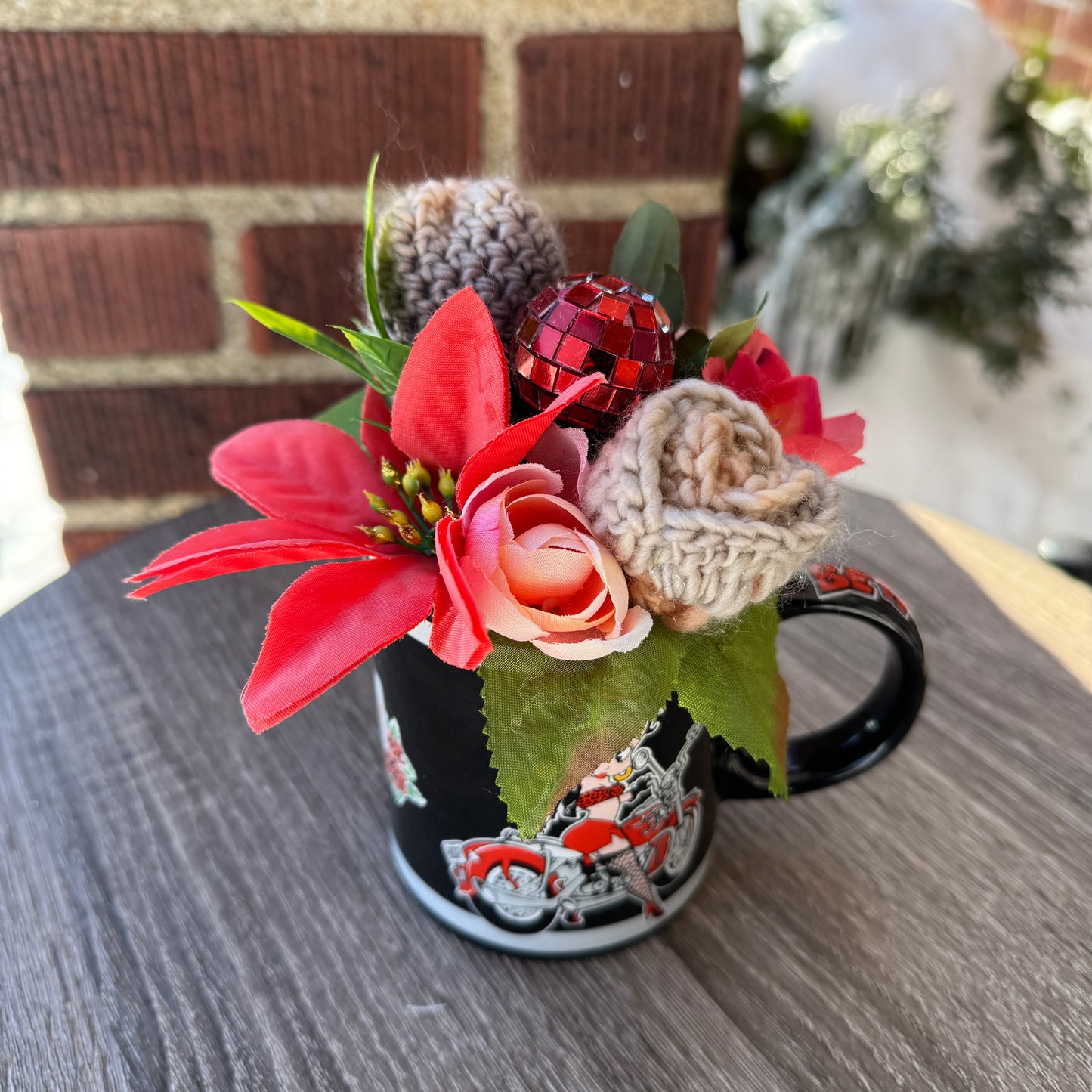 Biker Betty Boop Mug Bouquet