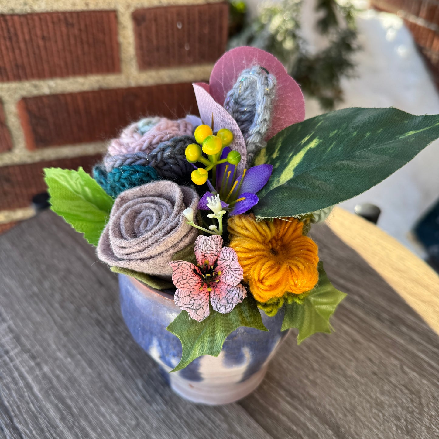 Handmade Pottery Vase Bouquet