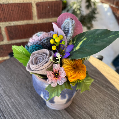 Handmade Pottery Vase Bouquet