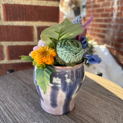 Handmade Pottery Vase Bouquet
