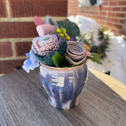 Handmade Pottery Vase Bouquet