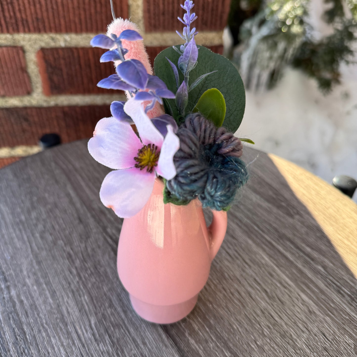 Vintage Shawnee USA Pottery Pitcher Bouquet