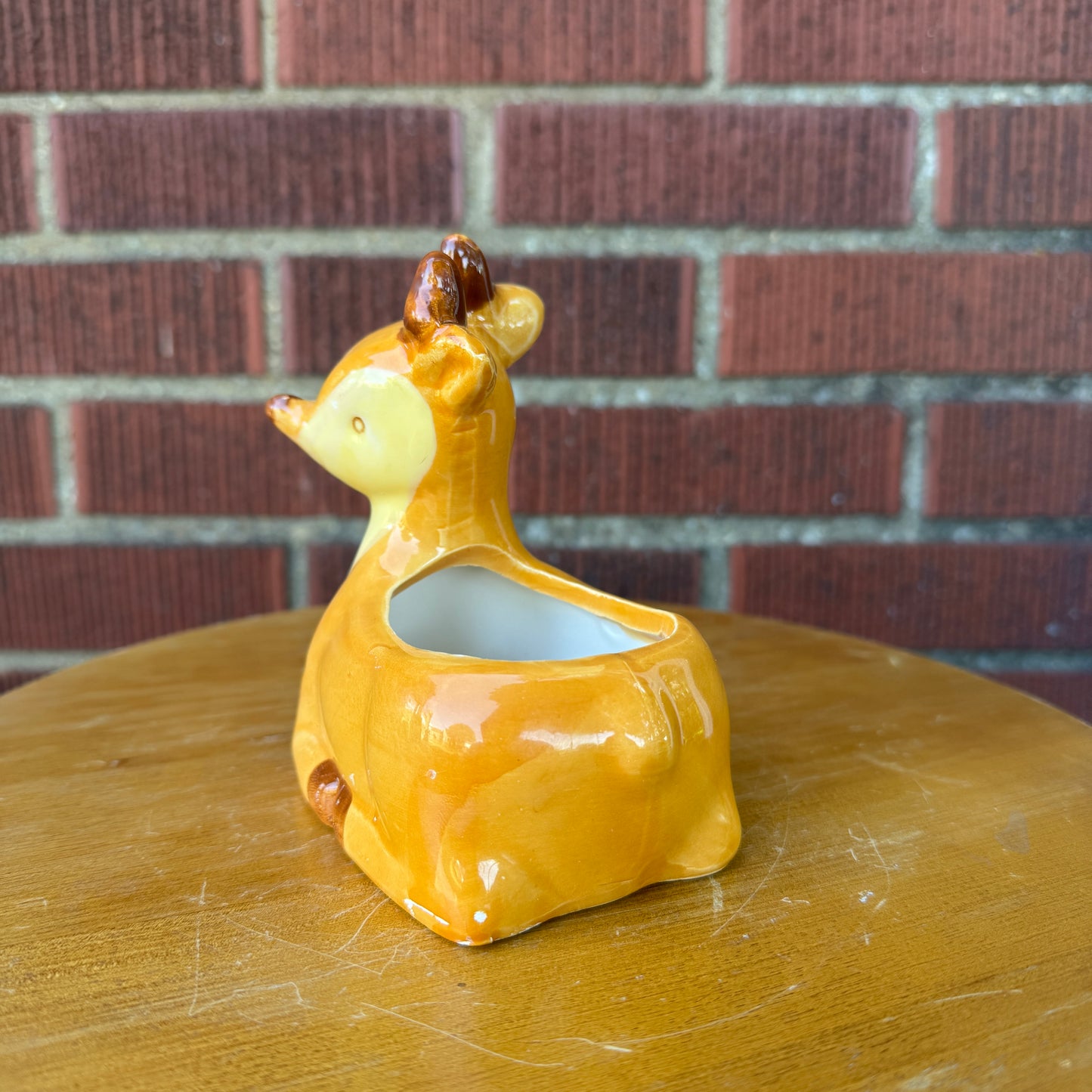 Deer Fawn Ceramic Planter