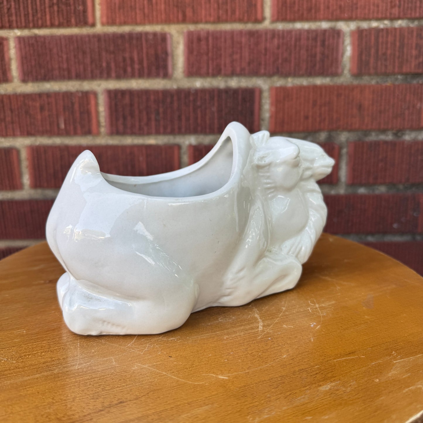Vintage Camel Figurine Planter