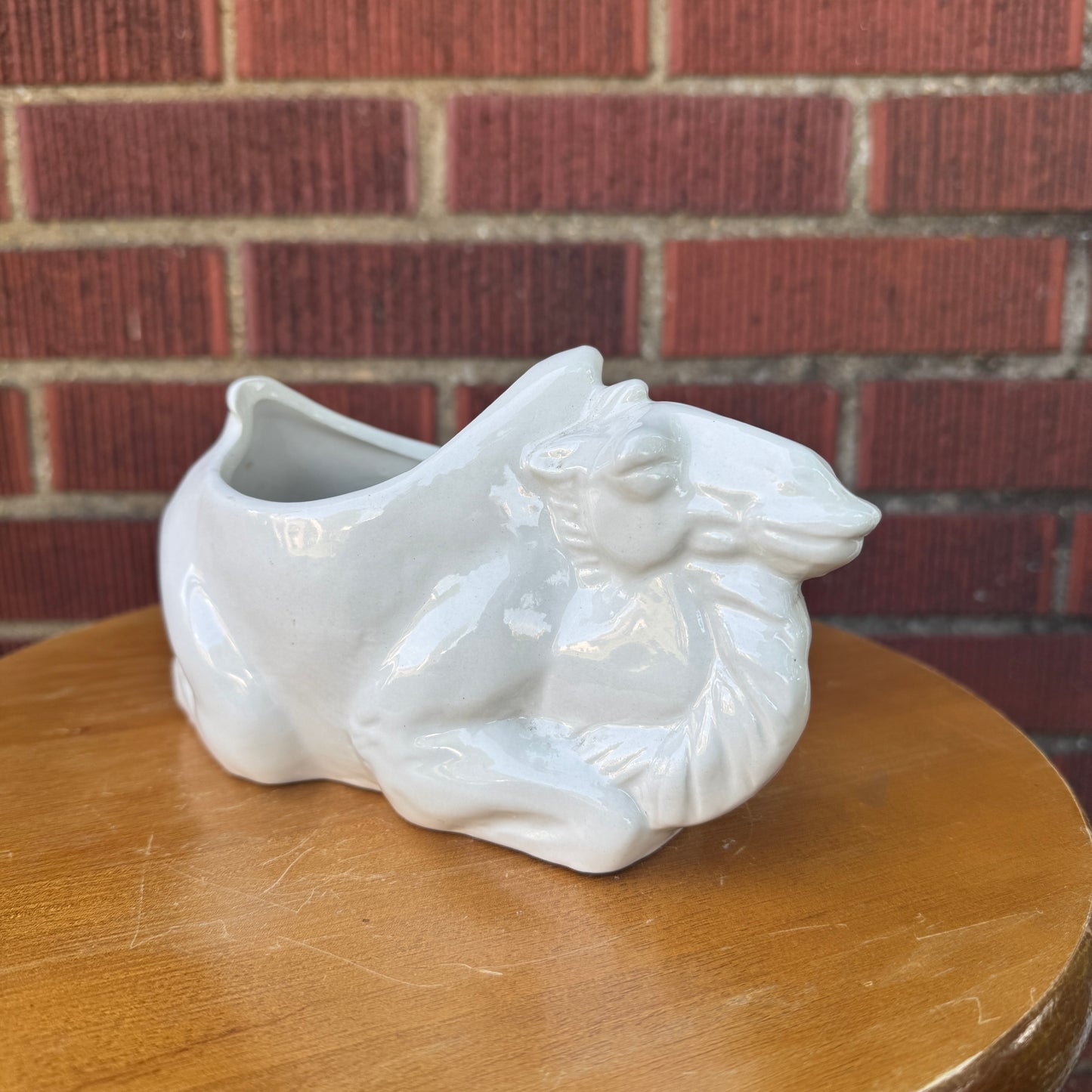 Vintage Camel Figurine Planter