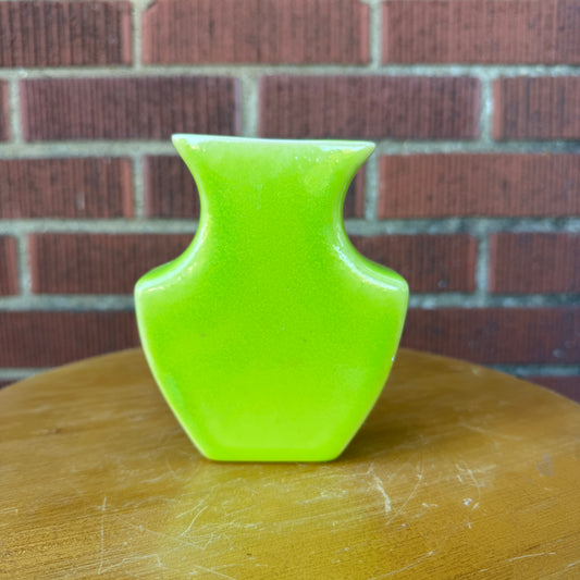 Bright Green Ceramic Vase
