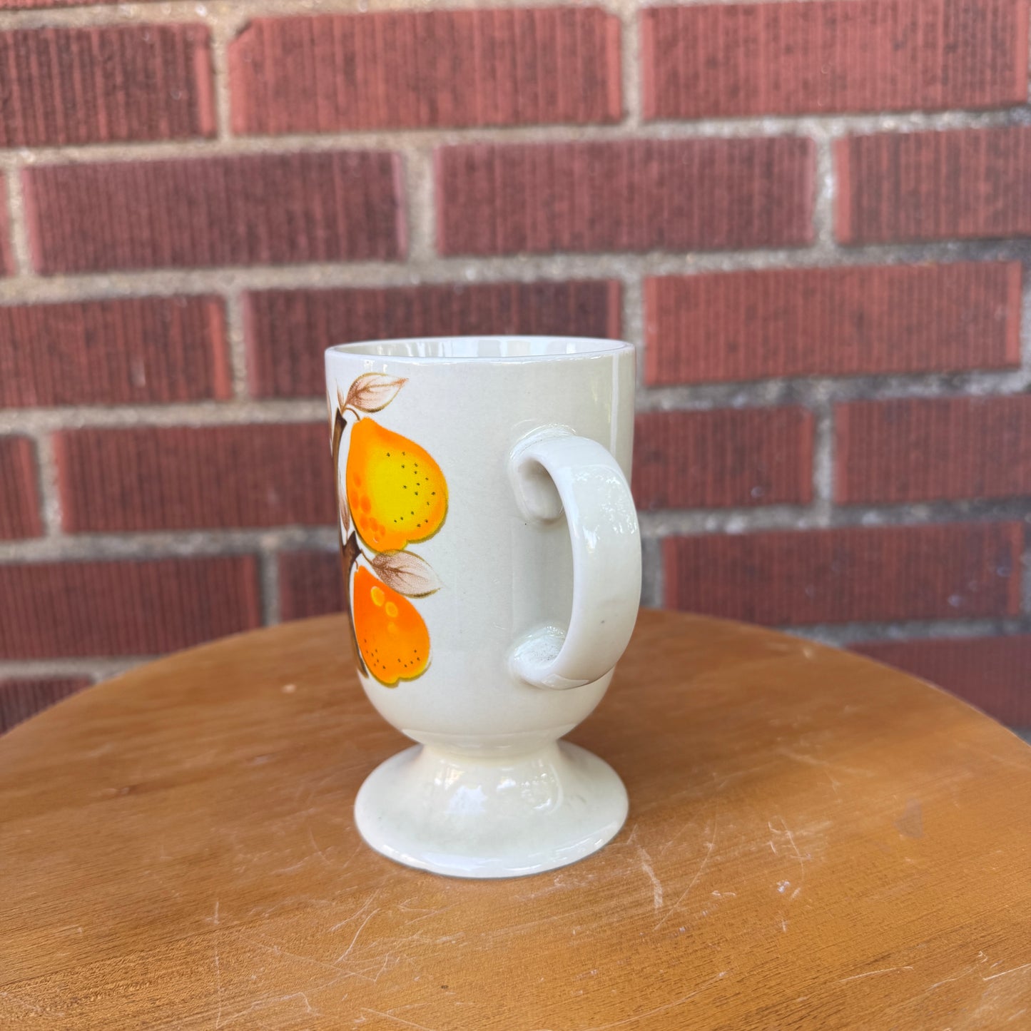 Vintage Orange Pear Mug