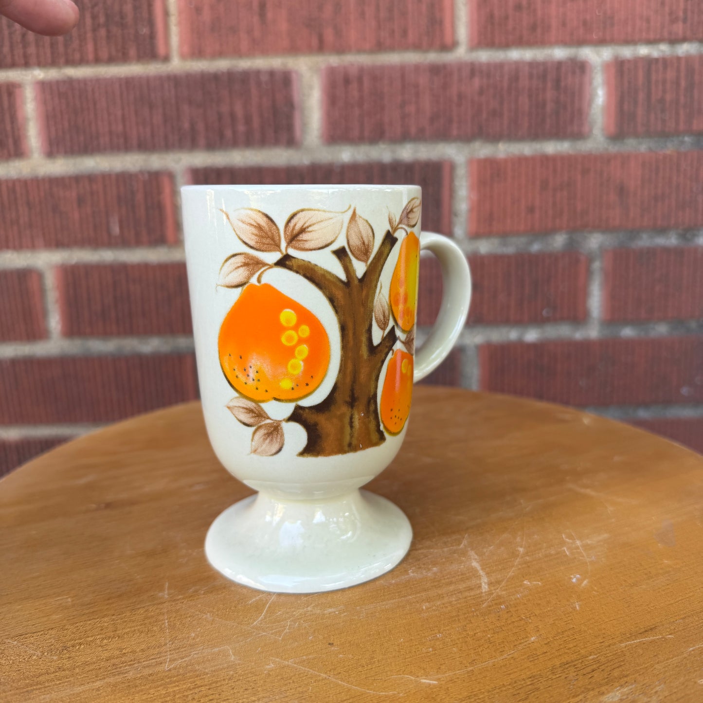 Vintage Orange Pear Mug