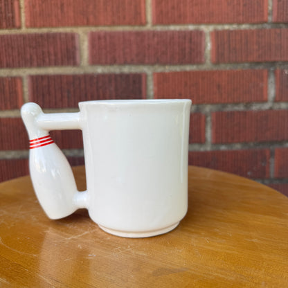 Vintage Bowling Ball & Pins Mug