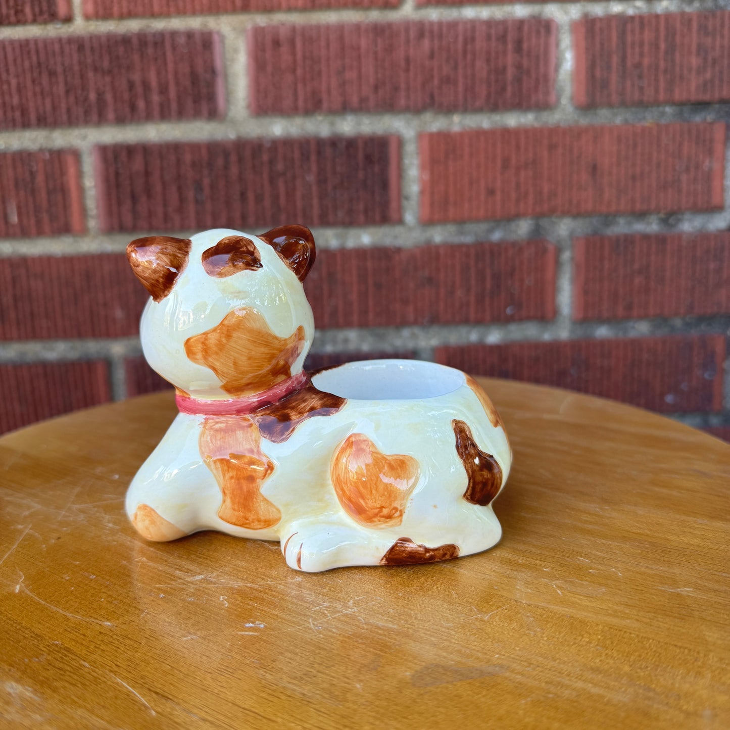 Vintage Cat Votive Candle Holder