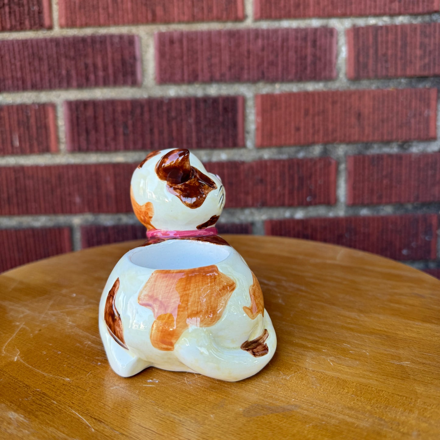 Vintage Cat Votive Candle Holder