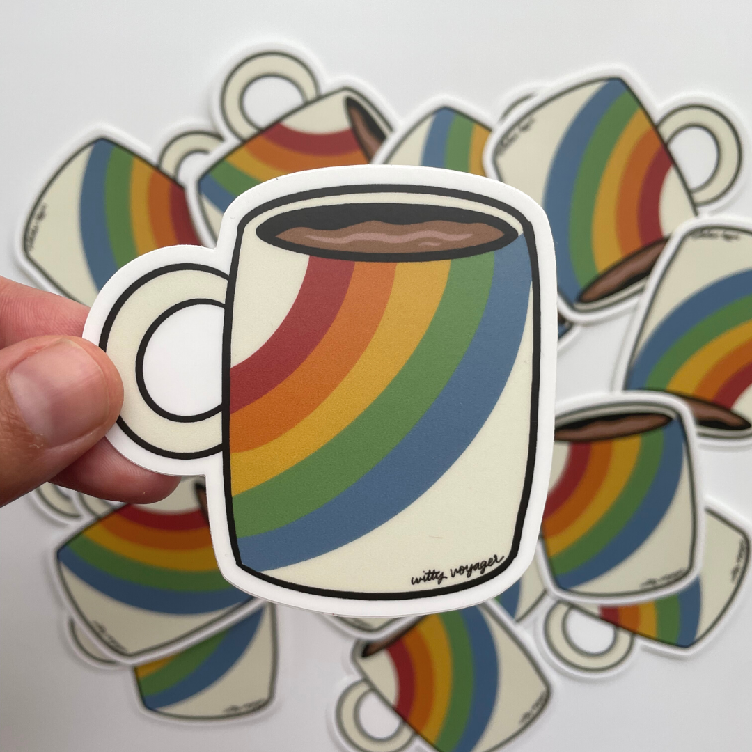 Coffee Cup Sticker
